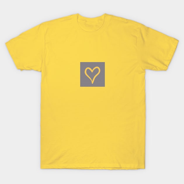 Yellow Love T-Shirt by livmilano